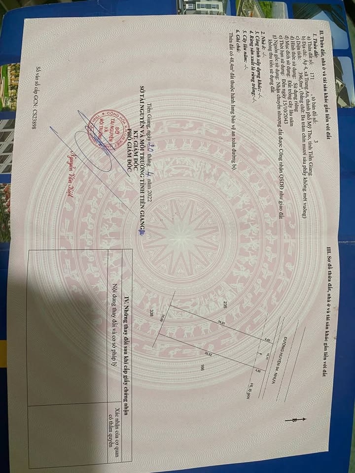 Đất nền Trung An, Mỹ Tho 400m² giá 4 tỷ - Đầu tư sinh lời ngay!