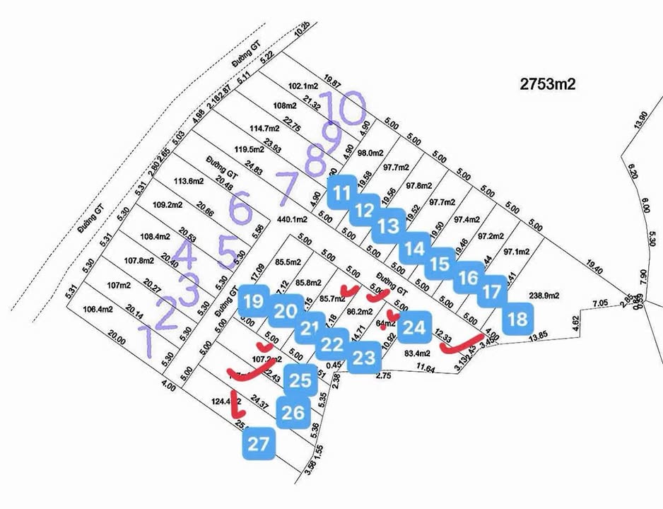 Đất nền 97m² khu 7 Thanh Đình, Việt Trì giá chỉ từ 700 triệu - Cơ hội đầu tư tuyệt vời!