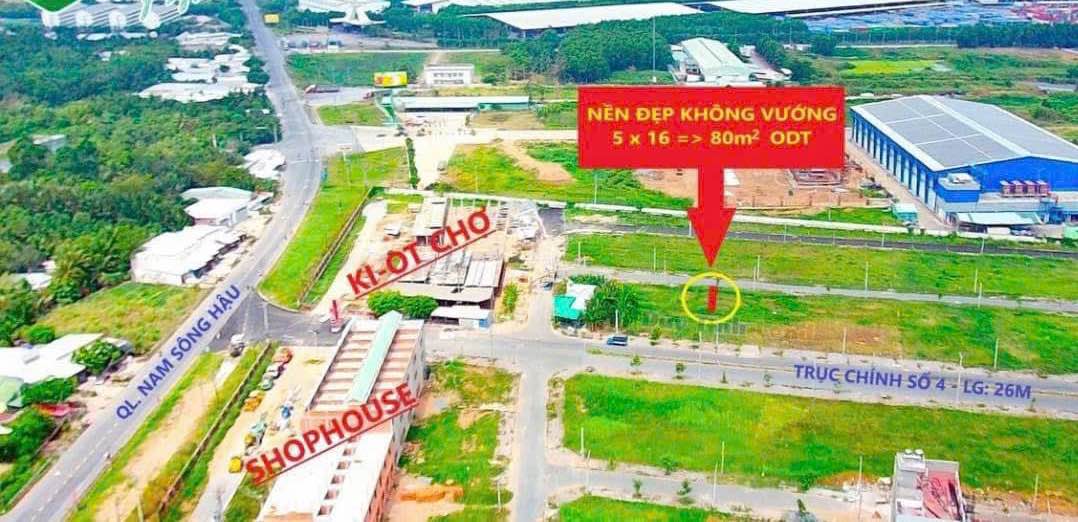 Đất nền KDC Vạn Phát Sông Hậu 80m² giá 750 triệu - Sổ hồng chính chủ sang tên ngay!