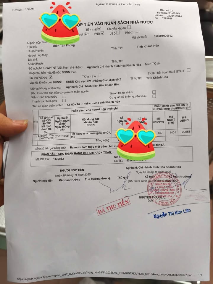 Đất thổ cư Ninh Hòa 1700m² giá 5.1 tỷ - Cơ hội đầu tư tuyệt vời!