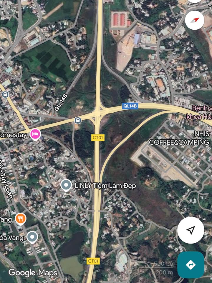 Đất lớn 7550m² mặt tiền Trường Sơn, Cẩm Lệ giá 95 tỷ - Sổ đỏ chính chủ!