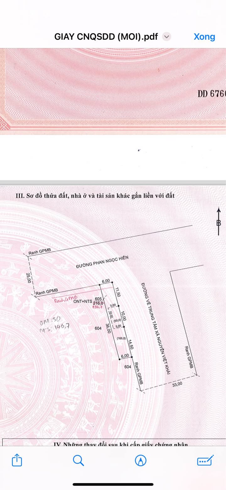 Đất nền 2 mặt tiền Phan Ngọc Hiển 196,7m² giá 1,8 tỷ - Cơ hội đầu tư hấp dẫn!
