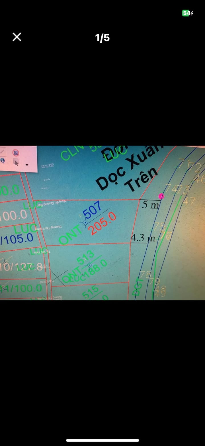 Đất nền Tứ Yên Sông Lô 205m² giá 1 tỷ - Sổ đỏ chính chủ, giao dịch nhanh!