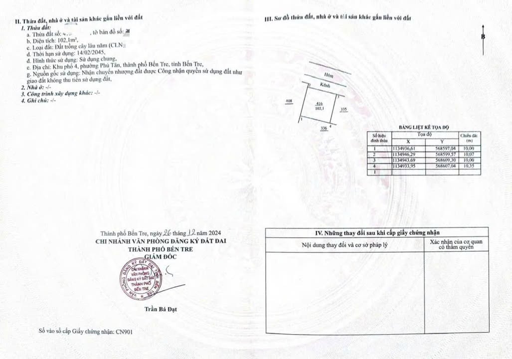 Đất Mặt Tiền Lộ Triền Đồng, Phường Phú Tân, 100m² - Giá Chỉ 400 Triệu!