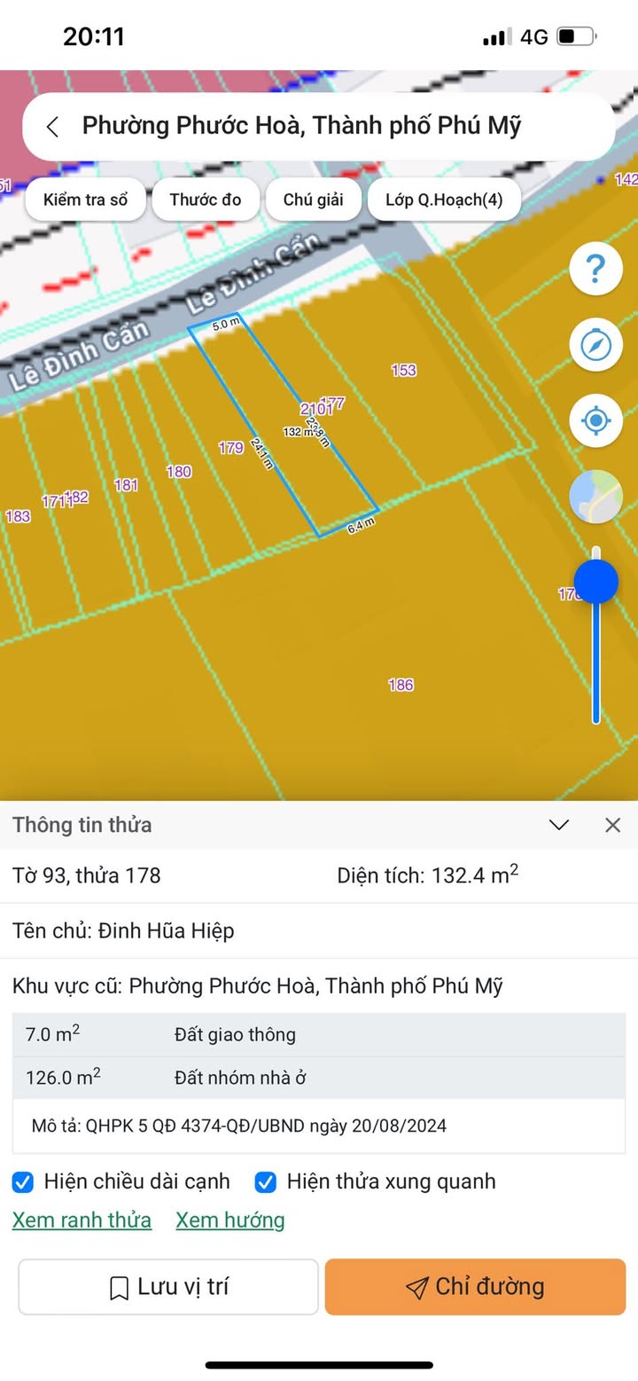 Đất nền Phước Hòa, Phú Mỹ 120m² giá 1.7 tỷ - Cơ hội đầu tư sinh lời!