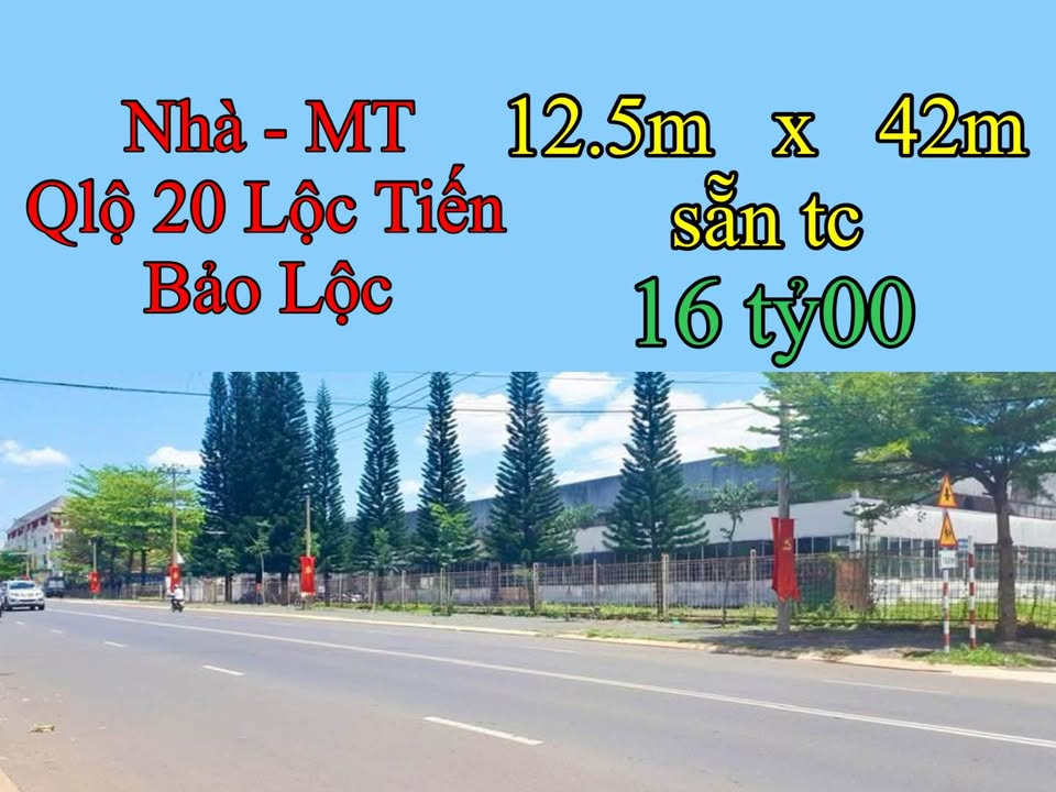 FrontHouse mặt tiền Quốc Lộ 20 Trần Phú 525m² giá 16 tỷ - Cơ hội đầu tư lý tưởng!