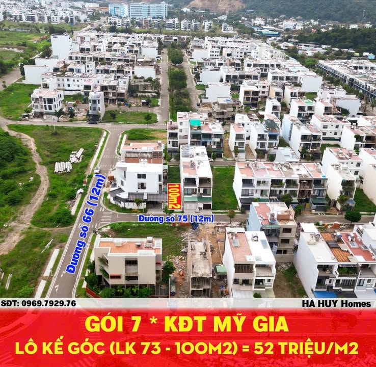Đất nền KĐT Mỹ Gia Nha Trang 100m² giá 5.2 tỷ - Vị trí đắc địa, đầu tư sinh lời!