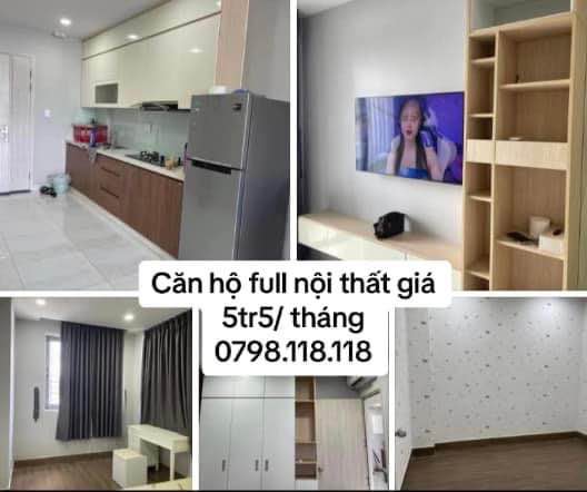 Căn hộ cho thuê tại Thuận Giao, Thuận An 60m² giá 5.5 triệu - Full nội thất tiện nghi!