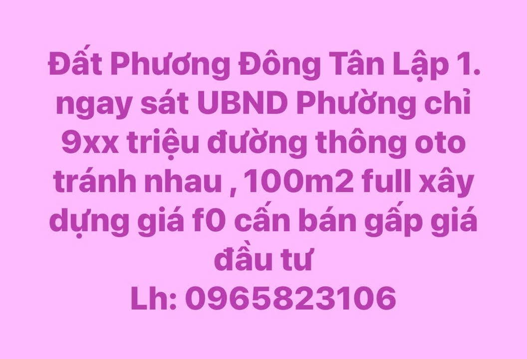 Đất nền Phương Đông Uông Bí 100m² giá chỉ 900 triệu - Đầu tư sinh lời ngay!