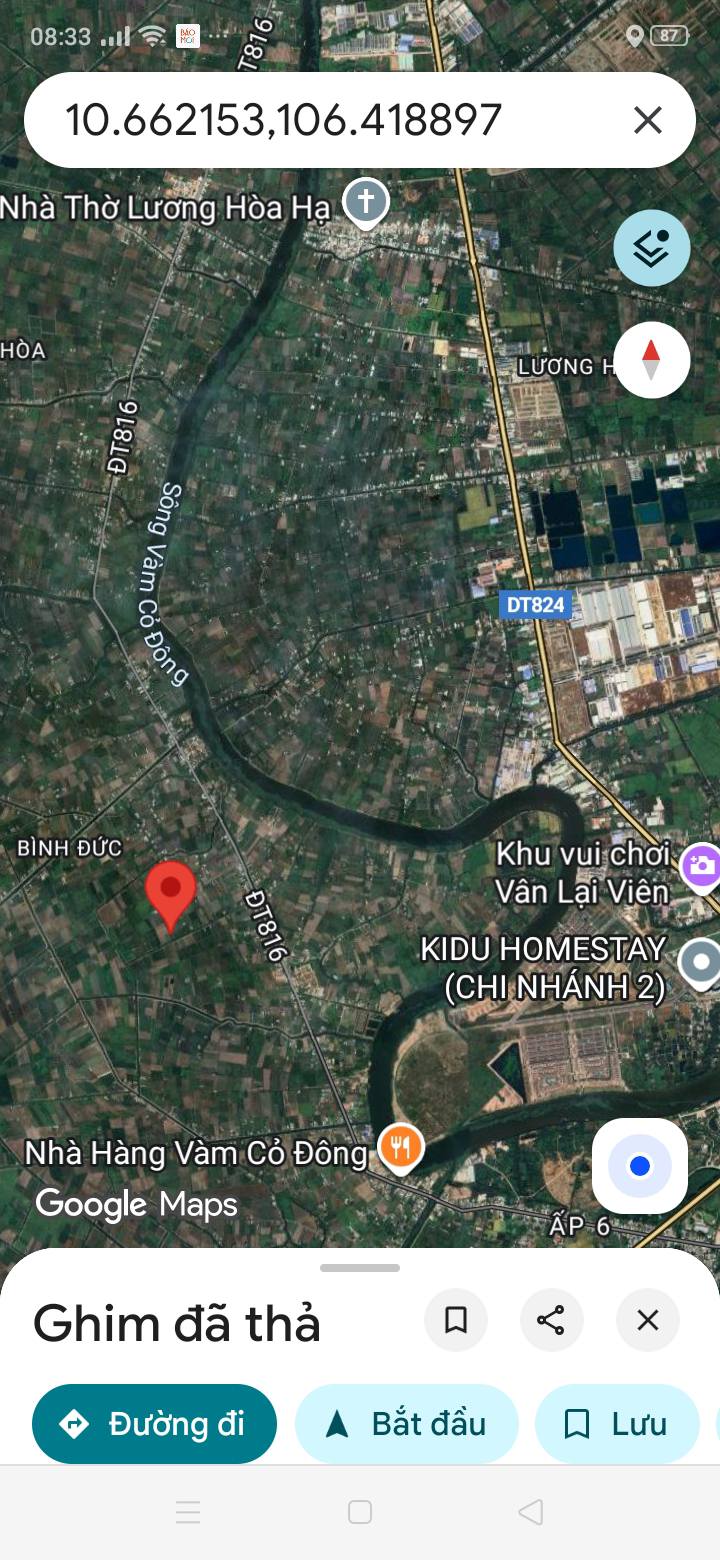 Đất vườn 5950m² tại ấp 4 Bình Đức, Bến Lức - Giá chỉ 3.6 tỷ, phù hợp đầu tư!