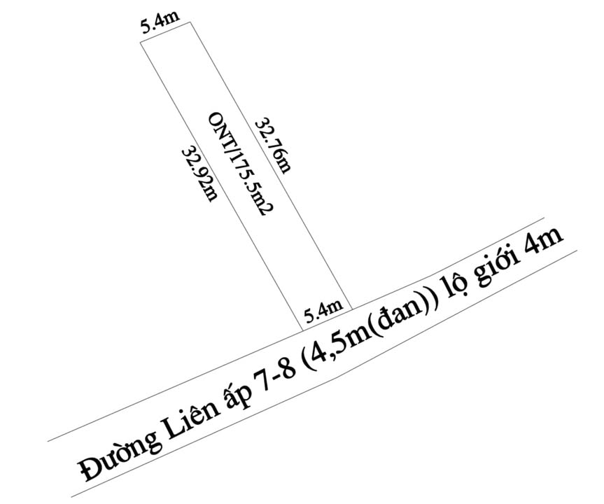 Đất nền Nhựt Chánh, Bến Lức 175,5m² giá chỉ 1.1 tỷ - Sổ đỏ chính chủ!