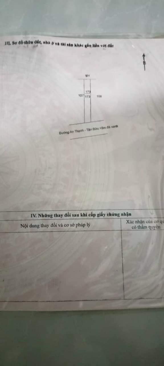 Đất thổ cư 170m² tại Mỹ Yên, Bến Lức - Giá 1.85 tỷ, gần UBND xã!