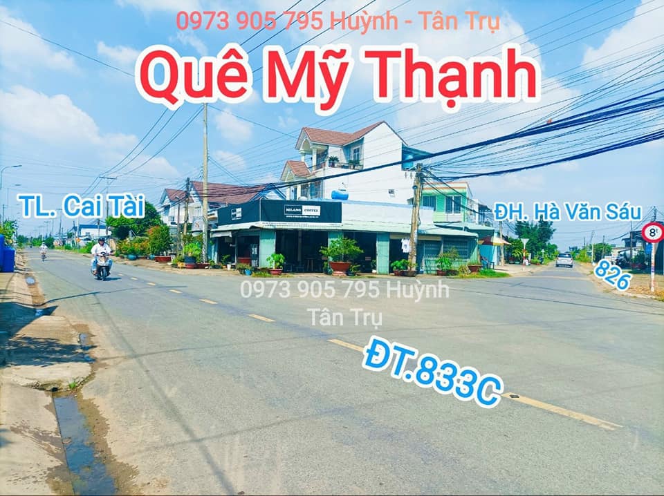 Đất nền mặt tiền Nguyễn Thị Lầu, xã Quê Mỹ Thạnh, 101m² giá 620 triệu - Sổ đỏ chính chủ!