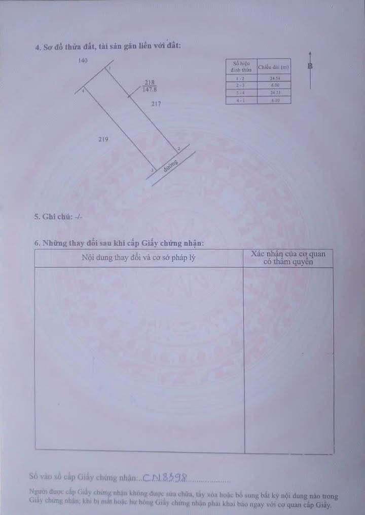 Đất nền Phước Bửu, Xuyên Mộc 147m² giá 990 triệu - Khu dân cư đông đúc!