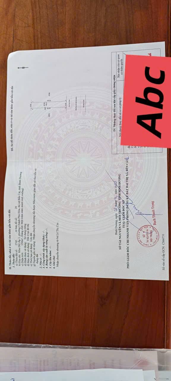 Đất nền Bến Cát 150m² giá 1.9 tỷ - Phù hợp đầu tư kinh doanh!