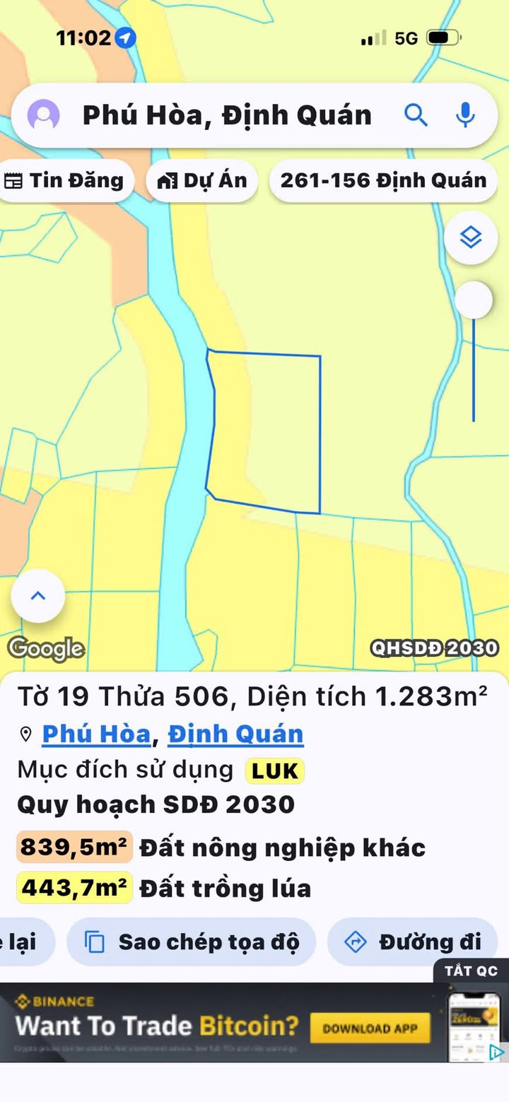 Đất nông nghiệp 1300m² xã Phú Hòa, giá chỉ 195 triệu - Cơ hội đầu tư hấp dẫn!
