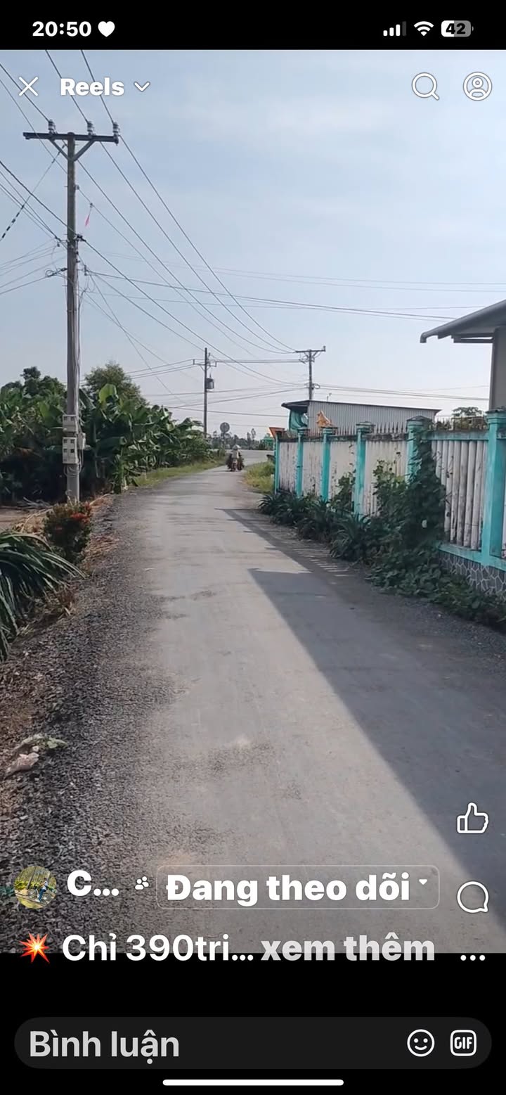 Đất nền 215m² tại ấp Khương Thọ, Gò Công Tây chỉ 390 triệu - Cơ hội đầu tư không thể bỏ lỡ!