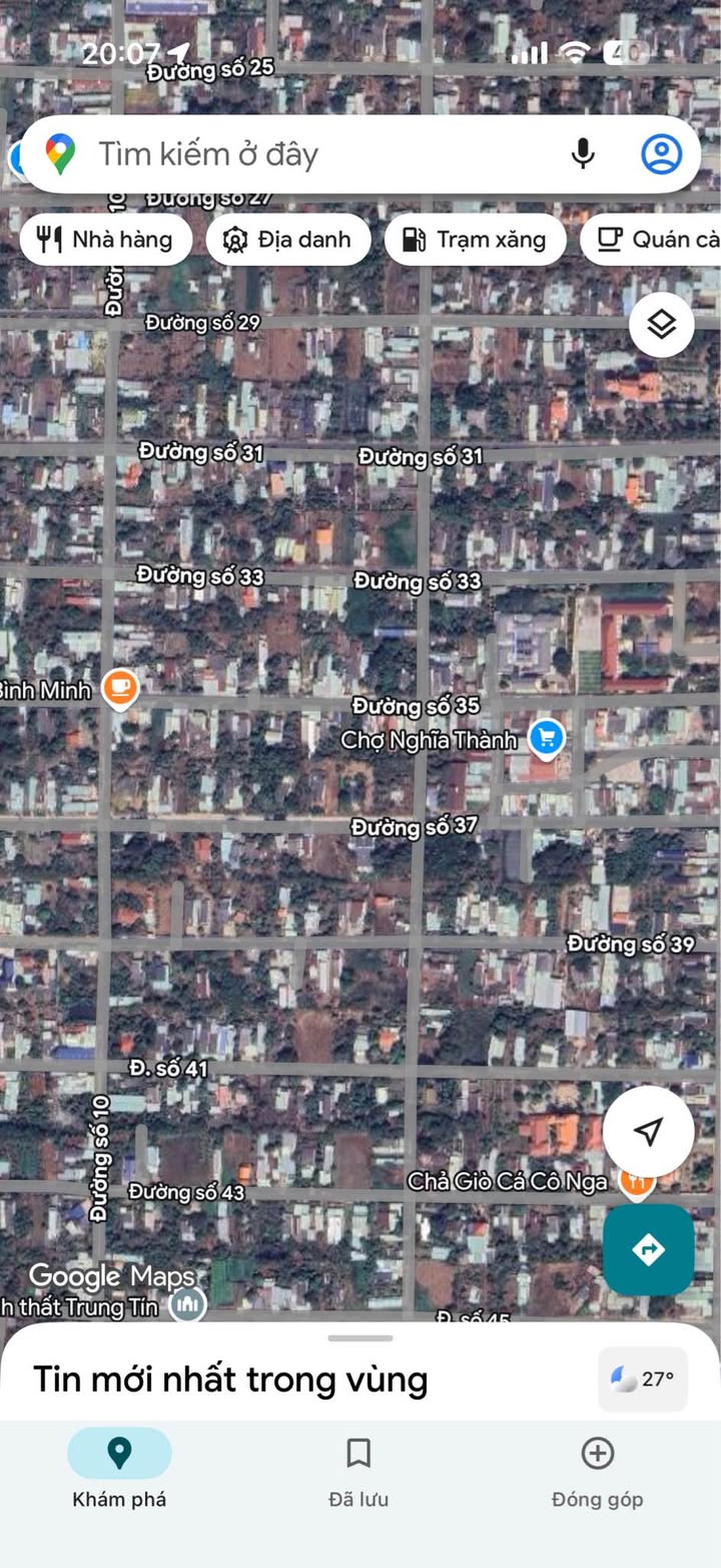 Đất thổ cư 440m² Nghĩa Thành, Châu Đức giá 2.7 tỷ - Gần trường học, chợ