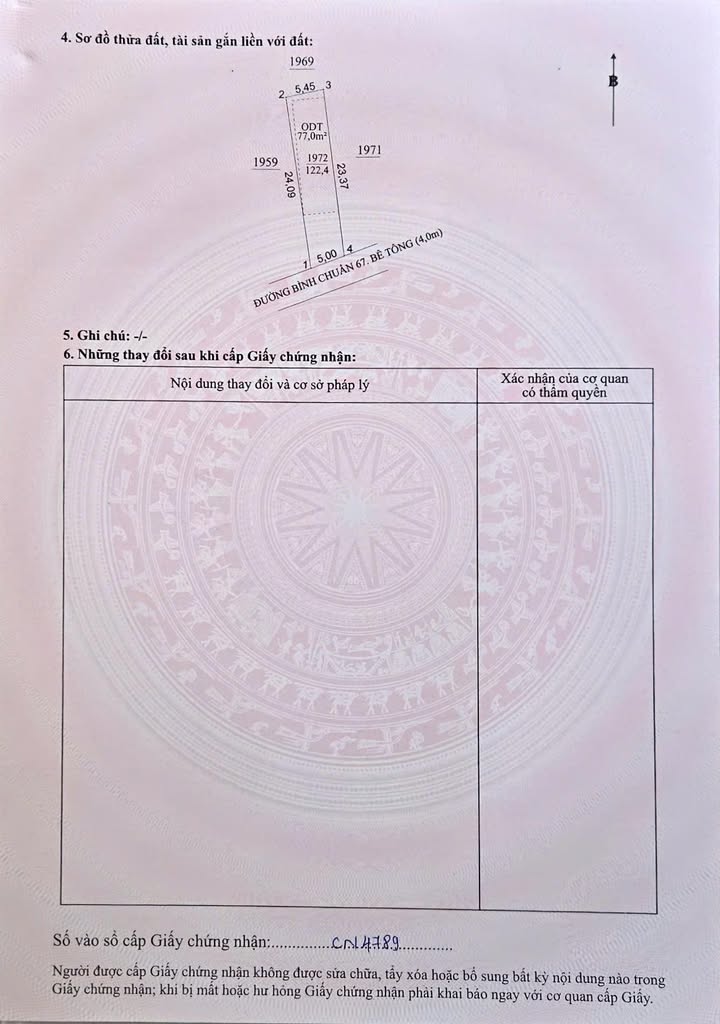 Đất mặt tiền Bình Chuẩn 67, phường An Phú, 122m² giá 2.9 tỷ - Đầu tư sinh lời ngay!