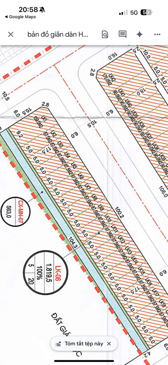 Lô đất đẹp LK8-05 Tân Lập, Yên Mỹ 87,5m² giá 4 tỷ - Vị trí trung tâm đắc địa!