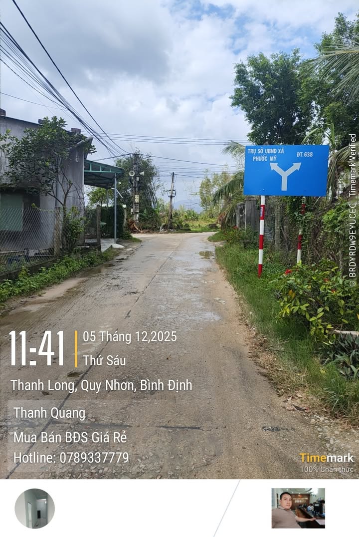 Đất thổ cư 120m² tại Phước Mỹ, Quy Nhơn - Chỉ 700 triệu, vị trí đắc địa!