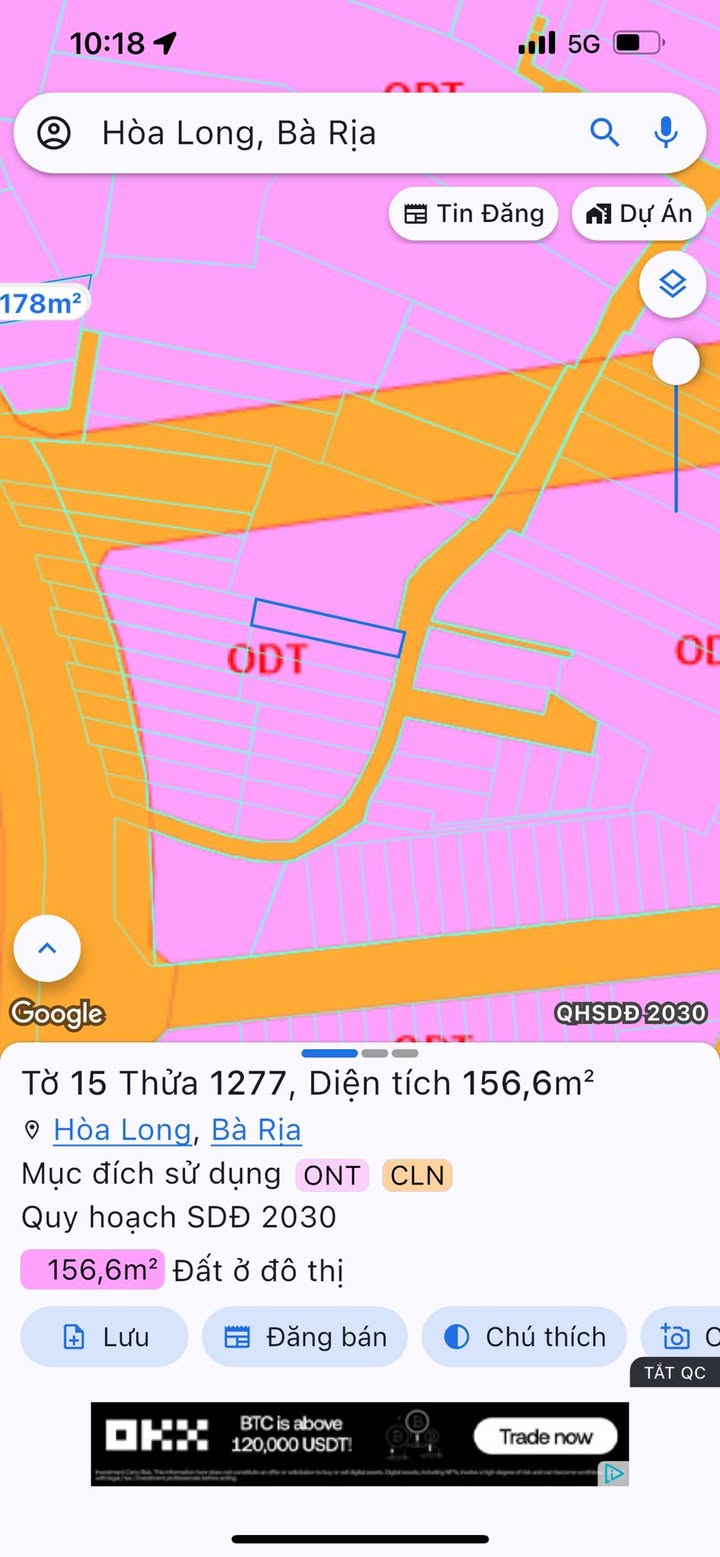 Lô đất Hòa Long Bà Rịa 150m² - Chính chủ bán giá thỏa thuận!