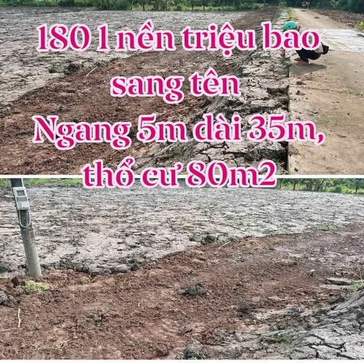 Đất nền Tài Văn, Trần Đề 175m² giá chỉ 180 triệu - Pháp lý rõ ràng, sẵn sàng sang tên!