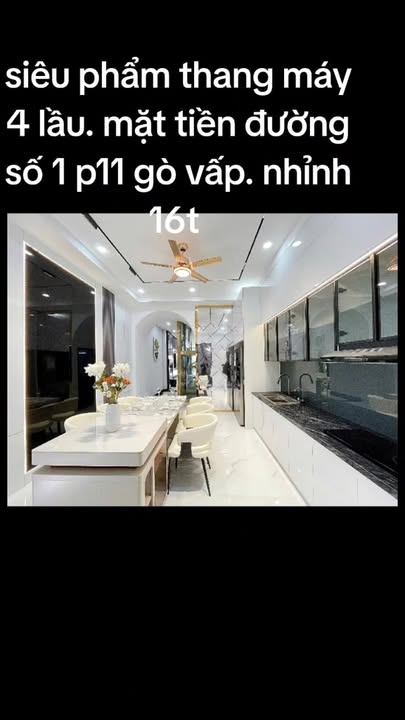 Nhà mặt tiền đường Số 1, P. Thông Tây Hội, Gò Vấp, 86m² chỉ 16 tỷ - Tặng nội thất cao cấp!