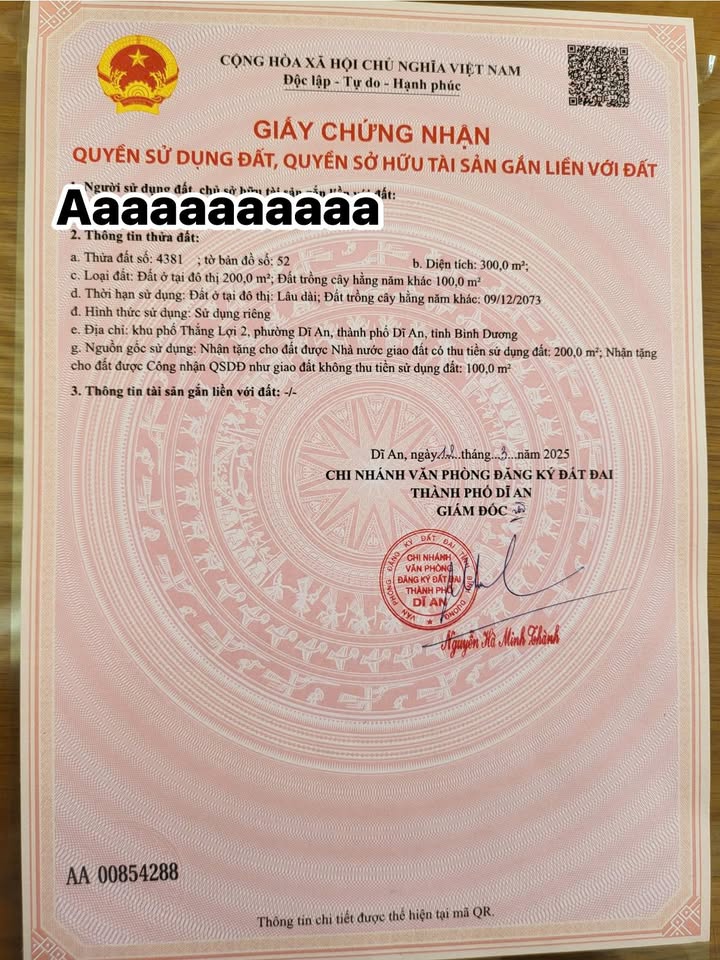 Đất nền mặt tiền Lê Quý Đôn, Dĩ An 751.7m² giá 17 tỷ - Cơ hội đầu tư tuyệt vời!