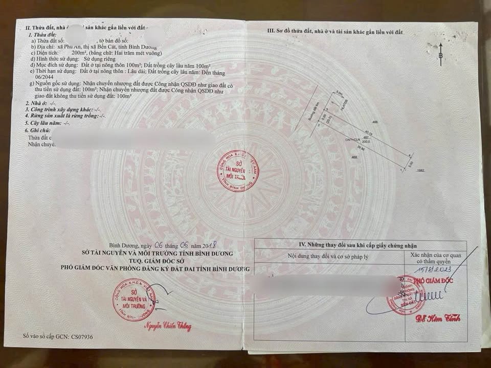 Dãy trọ 200m² mặt tiền đường nhựa Bến Cát - Giá 2.45 tỷ - Cơ hội đầu tư hấp dẫn!