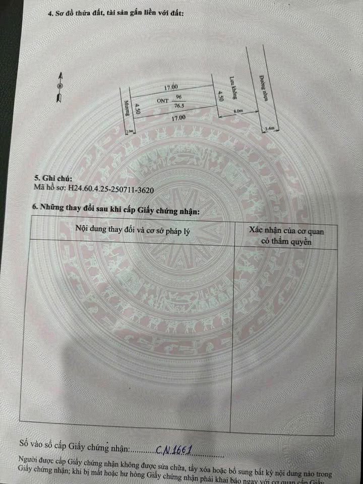 Đất thổ cư Đồng Lạc - Hải Dương 76.5m² giá chỉ 1.5 tỷ - Đường trải nhựa 10m