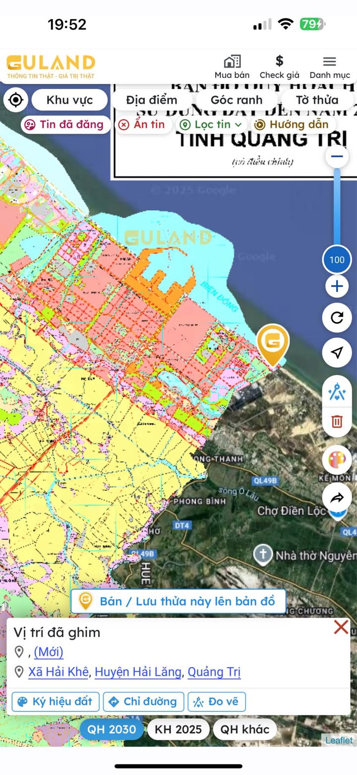 Đất nền Hải Khê 152m² giá 800 triệu - View biển tuyệt đẹp!