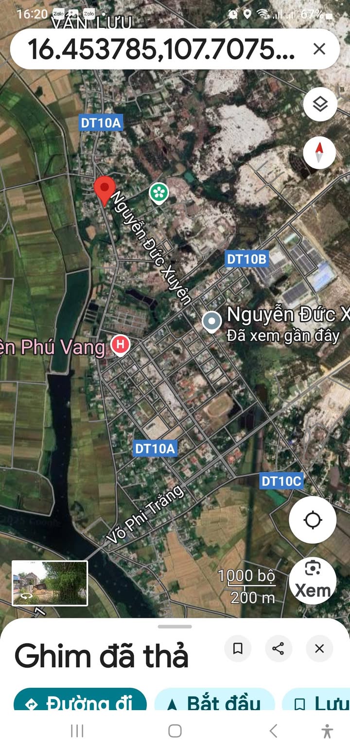 Đất mặt tiền Tỉnh Lộ 10A Phú Vang 140m² giá 900 triệu - Cơ hội đầu tư hấp dẫn!