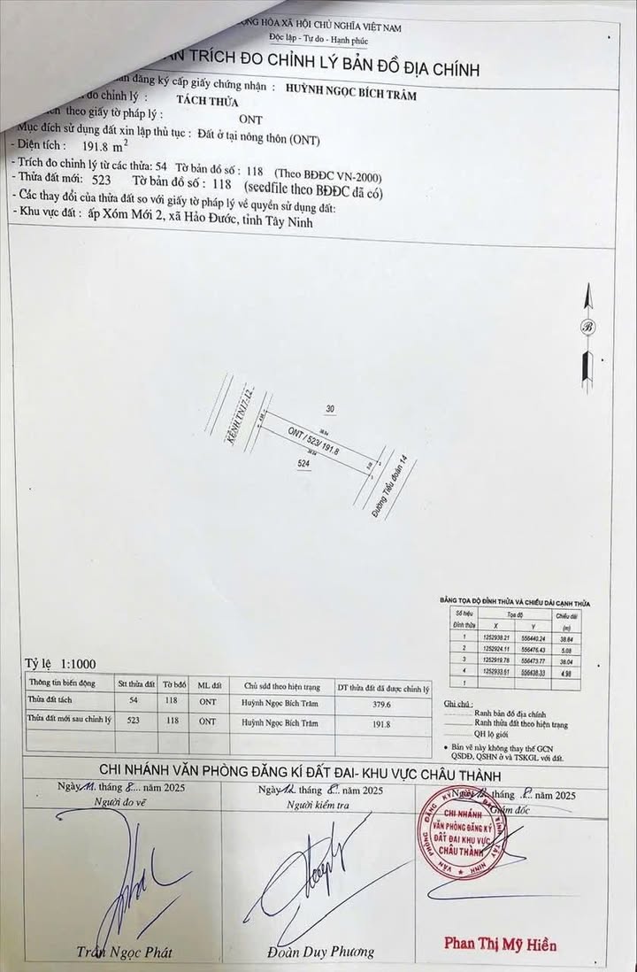 Đất nền 185m² xã Trí Bình - Chỉ 380 triệu, 2 mặt tiền!