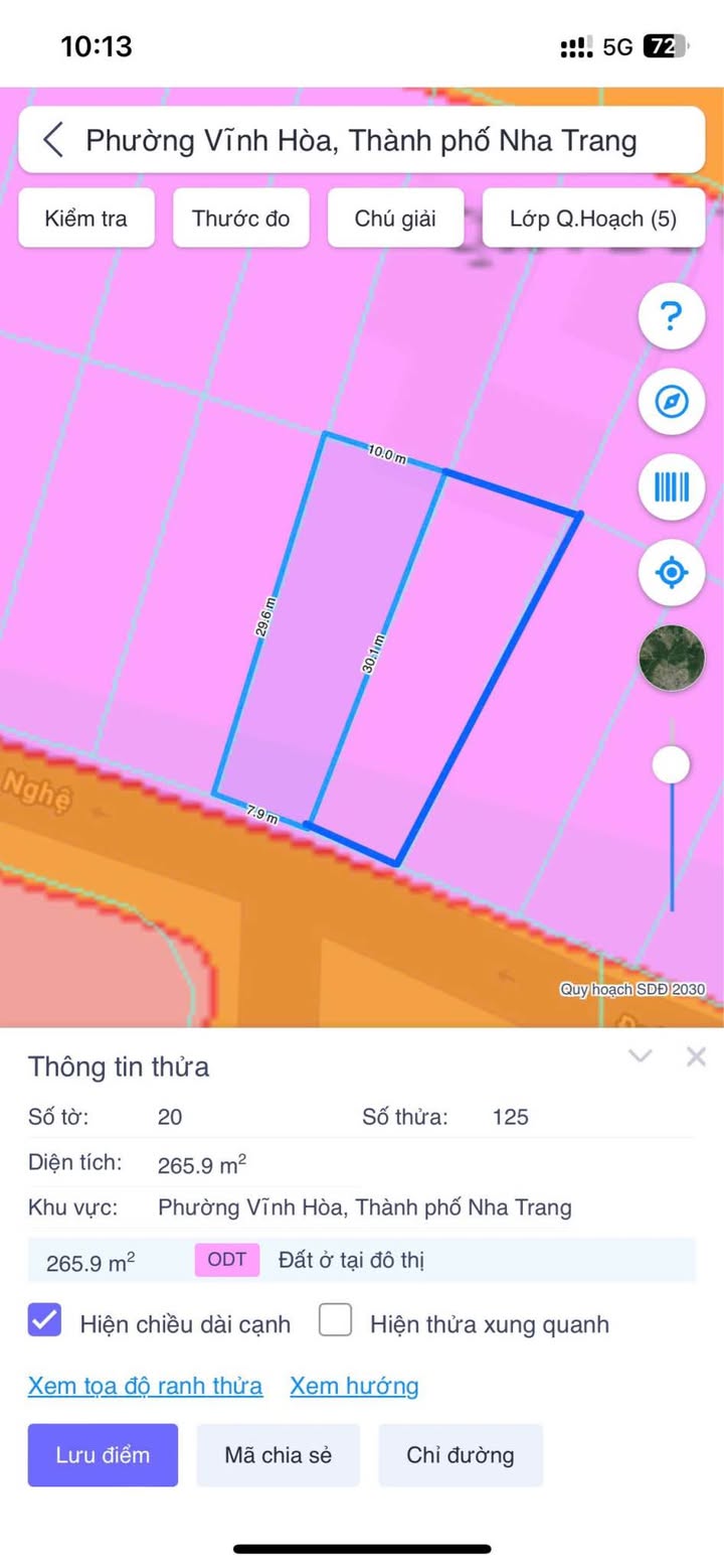 Đất nền Vĩnh Hòa 537m² giá 31.16 tỷ - Cặp view biển tuyệt đẹp!