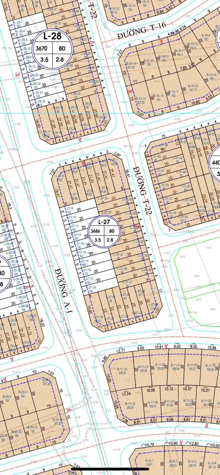 Đất nền góc 2 mặt tiền đường T22, Nha Trang 158.8m² - Gần khu dân cư sầm uất!