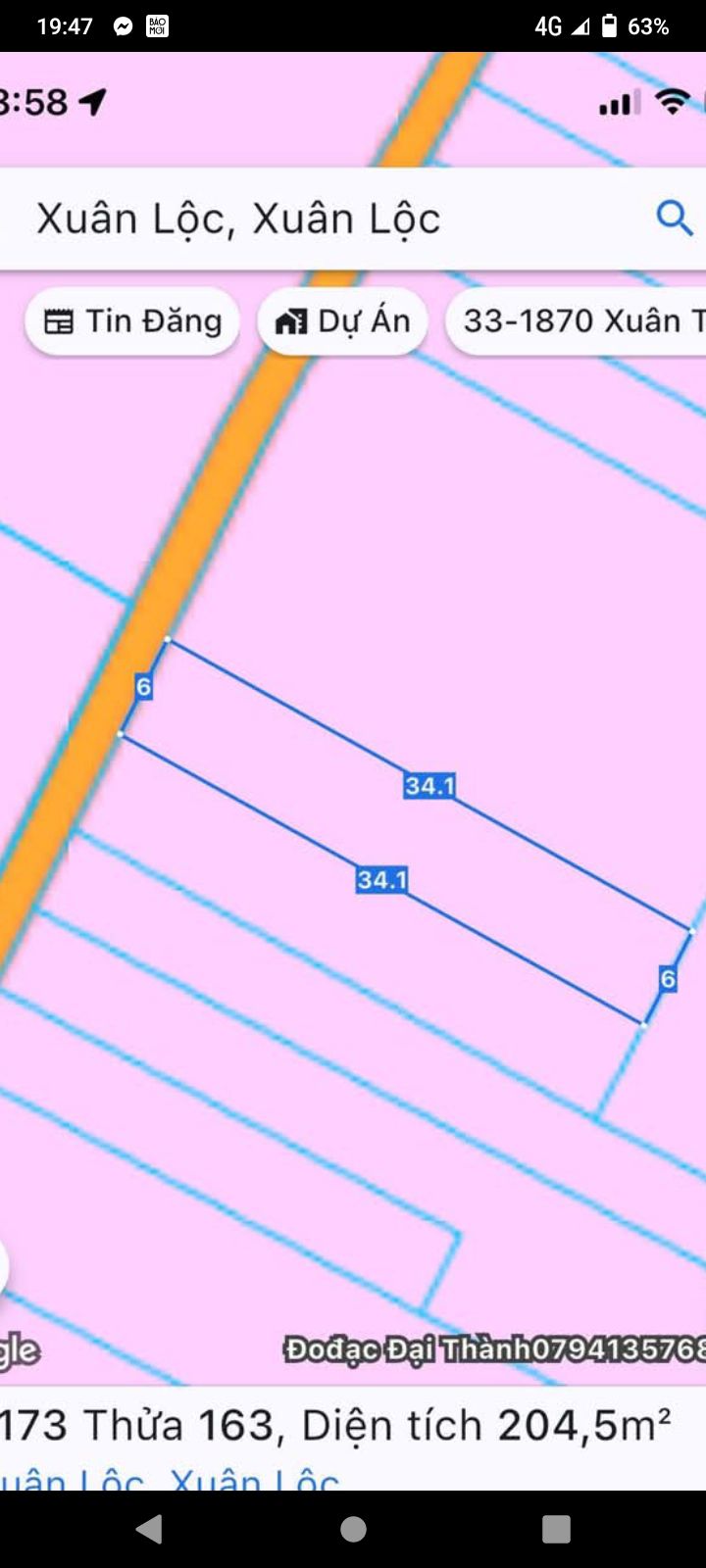 Đất nền Xuân Trường 204m² giá 550 triệu - Sổ riêng, thổ cư hoàn chỉnh!