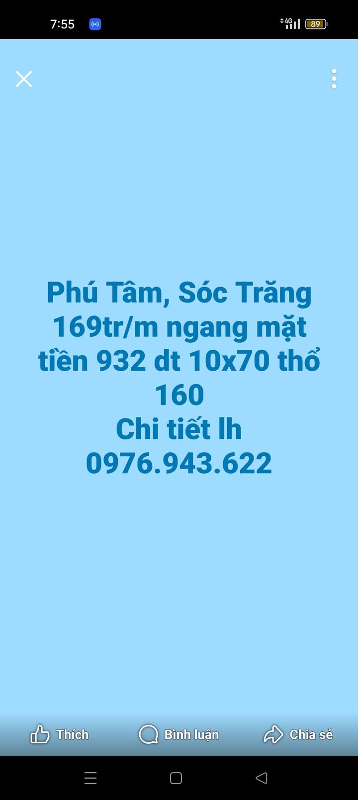 Đất nền mặt tiền đường 932, xã Phú Tâm, Sóc Trăng 700m² giá 169 triệu - Cơ hội đầu tư hấp dẫn!