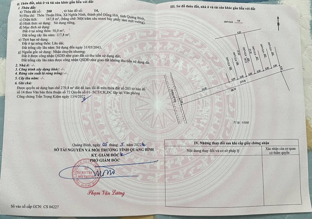 Đất nền Thôn Thuận Hóa, Nghĩa Ninh 167m² giá thỏa thuận - Cơ hội đầu tư tuyệt vời!