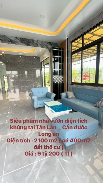 Farm đẹp tại Tân Lân, Cần Đước, Long An 2100m² giá 9.2 tỷ - Đầu tư tuyệt vời!
