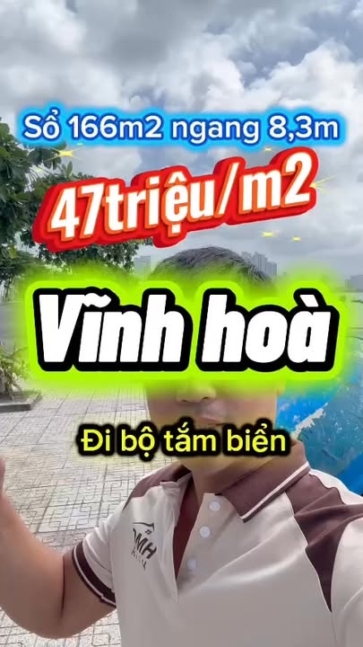 Đất Vĩnh Hòa Nha Trang 166m² giá 6.482 tỷ - Cơ hội vàng gần biển!