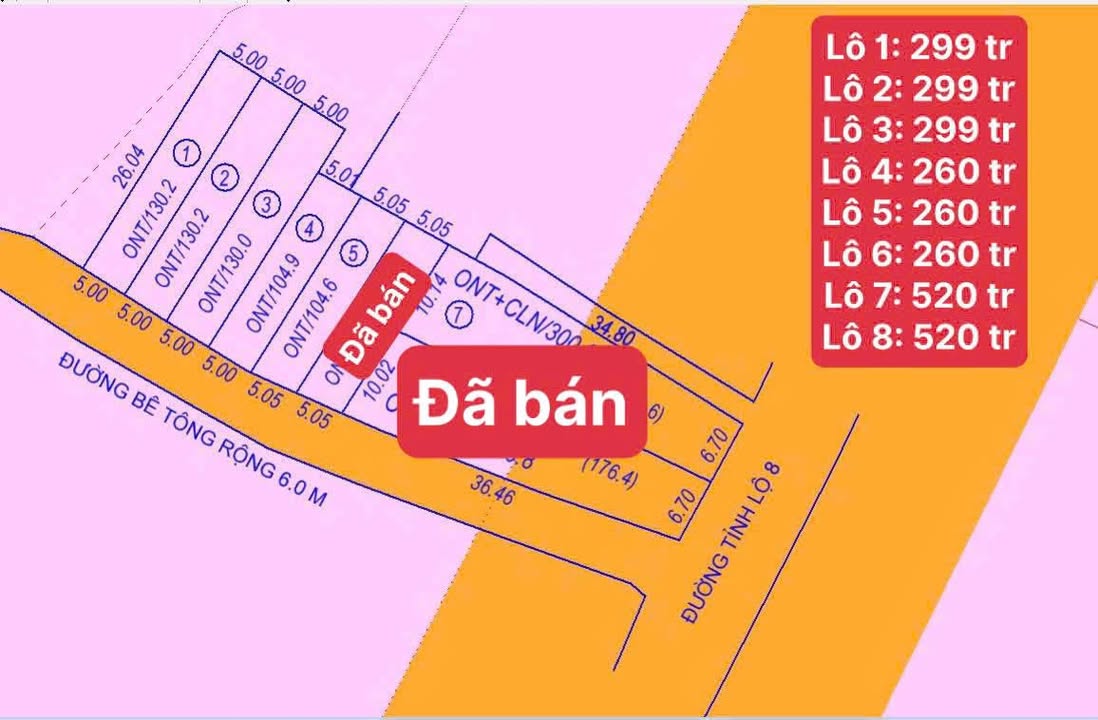 Đất thổ cư Khánh Đông 100m² giá 260 triệu - Tiềm năng kinh doanh vượt trội!