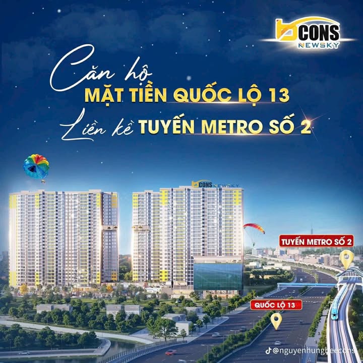 Căn hộ Bcons NewSky Lái Thiêu 47m² - Pháp lý đầy đủ, vị trí đắc địa!