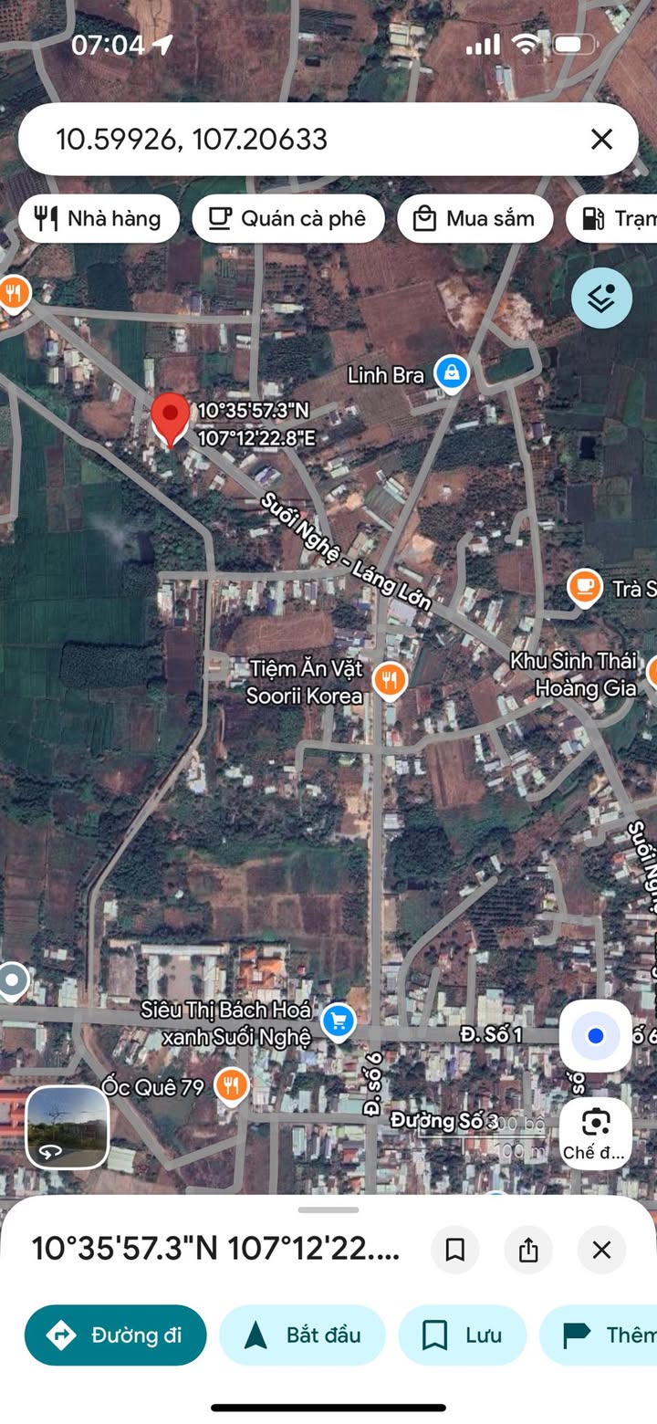 Đất nền Suối Nghệ Láng Lớn, Châu Đức 200m² giá 1.5 tỷ - Vị trí kinh doanh lý tưởng!