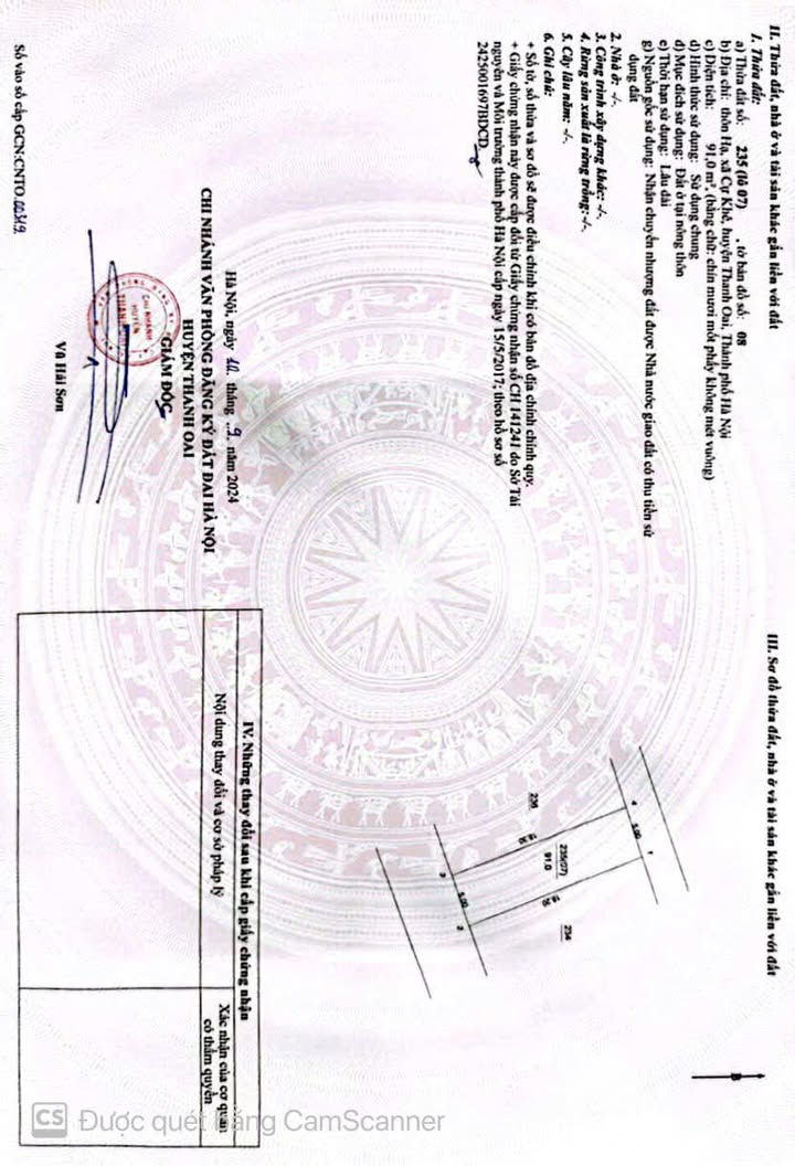 Nhà xưởng khu phố Hạ, Cự Khê 91m² giá 9 tỷ - Chính chủ, giao dịch ngay!