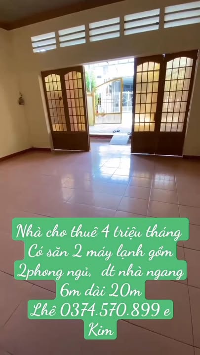 Nhà cho thuê hẻm 10 đường Châu Văn Liêm - Diện tích 120m², giá 4 triệu/tháng - Sẵn sàng vào ở!