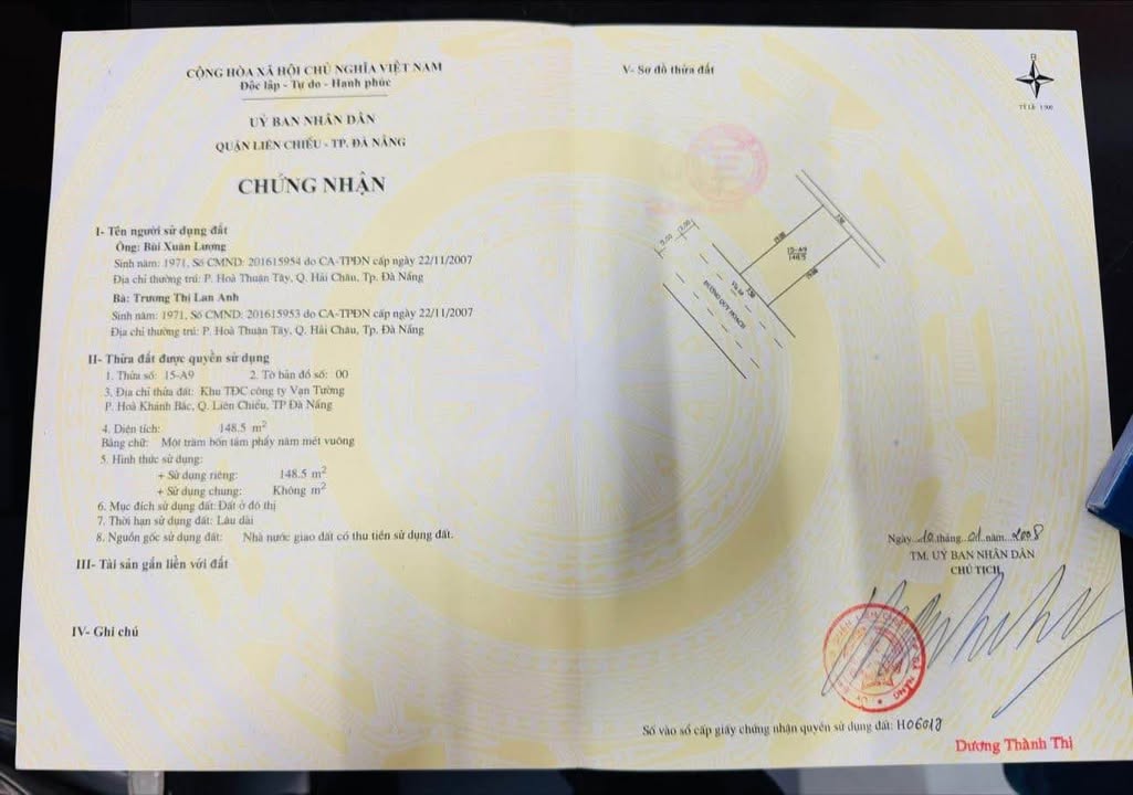 Đất nền đường Bàu Mạc 3, Hòa Khánh Bắc 149m² giá 7.95 tỷ - Sát bãi tắm Nguyễn Chánh!