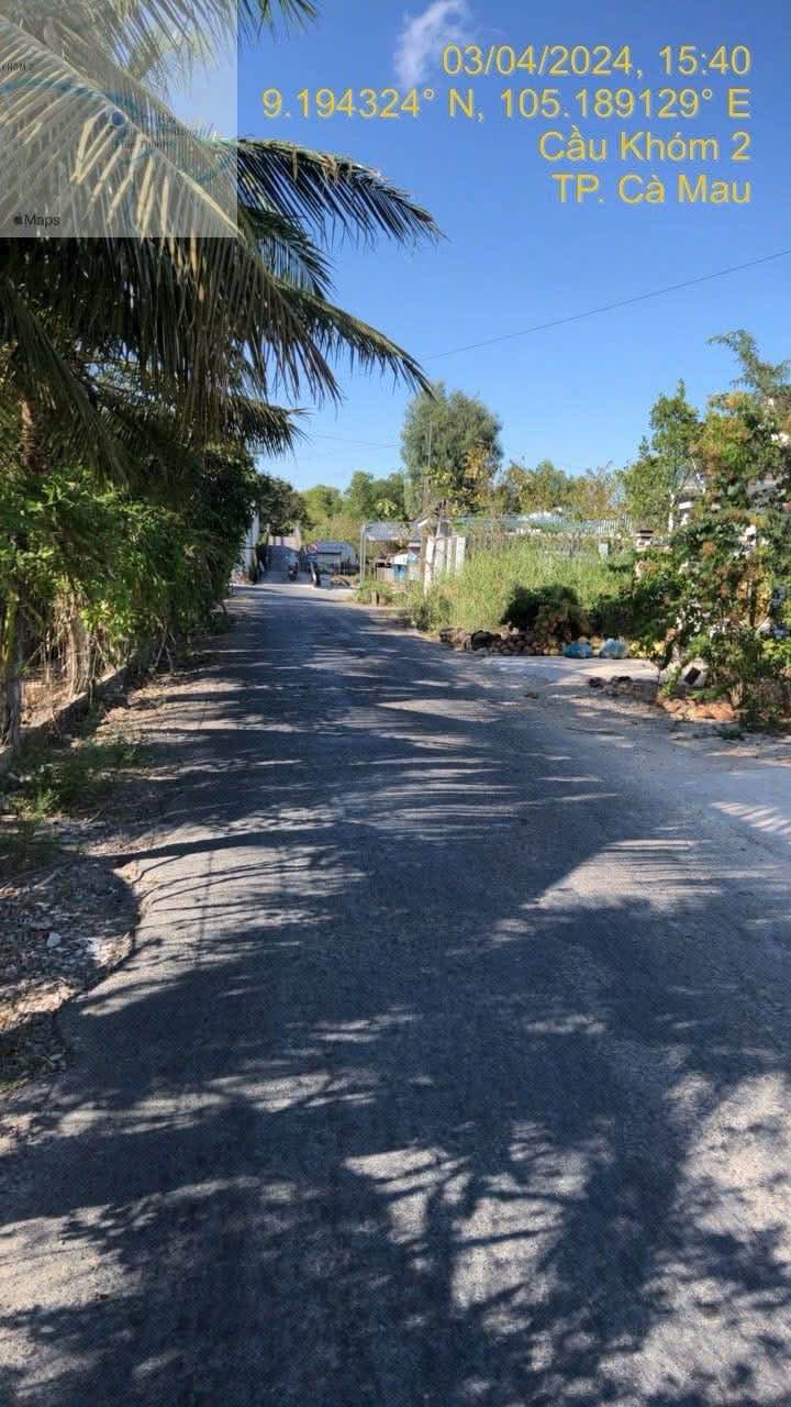 Đất nền 2 mặt tiền tại Tân Thành, Cà Mau 125m² giá 850 triệu - Cơ hội đầu tư hấp dẫn!