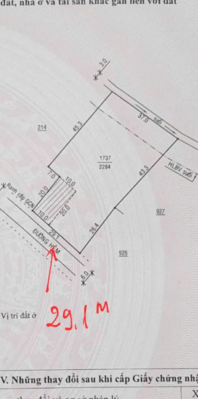 Đất thổ cư 311m² tại 123 Mạc Đỉnh Chi, Bảo Lộc, Lâm Đồng - View đẹp, giá 9 tỷ!