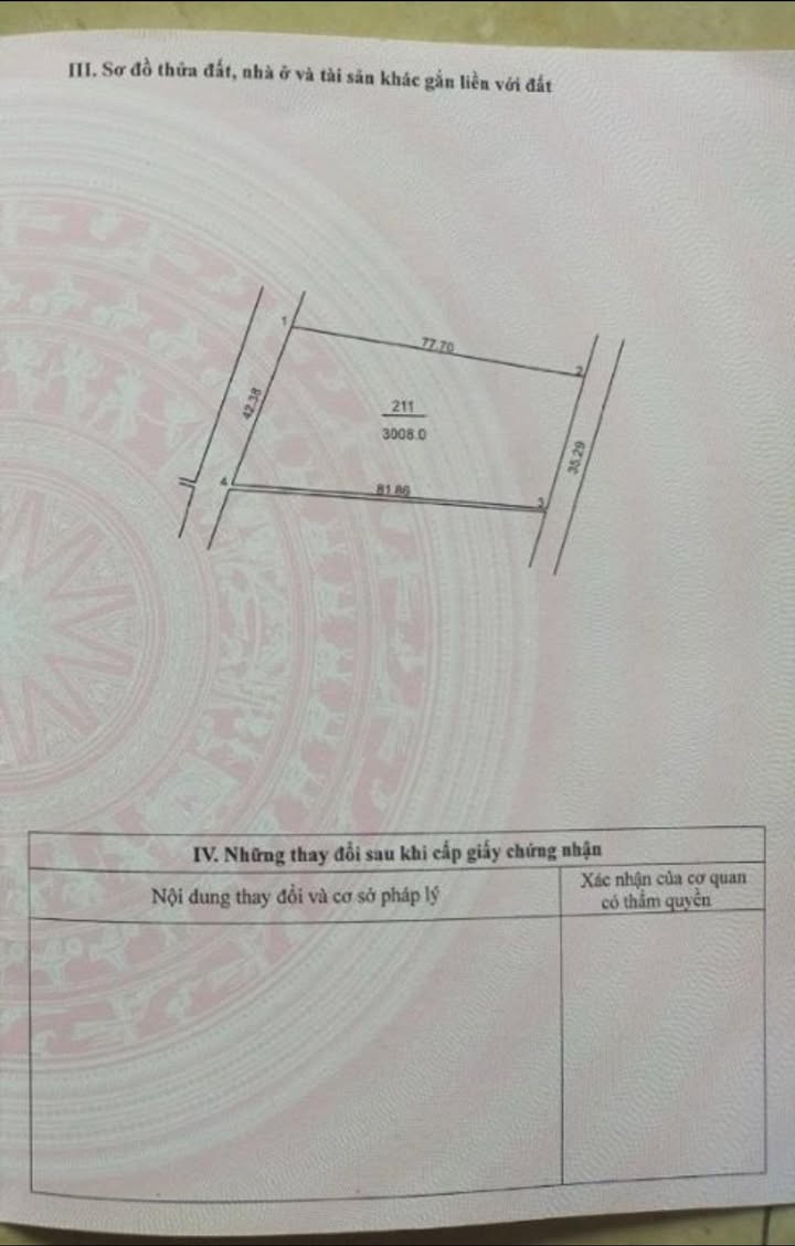 Đất nền Tân Hưng, Sóc Sơn 3008m² giá 12 tỷ - Cơ hội đầu tư lý tưởng!